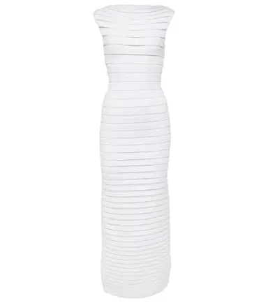 Alaïa Alaïa Pleated midi dress | Thumbnail 1