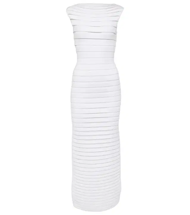 Alaia Alaïa Pleated midi dress