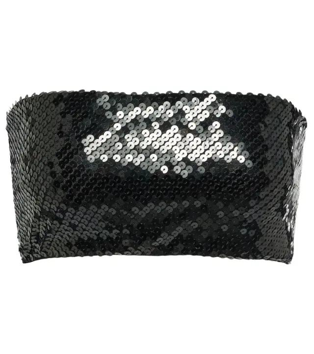 Rick Owens Lilies sequined bandeau top