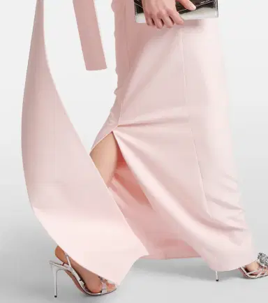 Safiyaa Embellished caped crêpe gown | Thumbnail 6 Safiyaa Embellished caped crêpe gown | Thumbnail 6