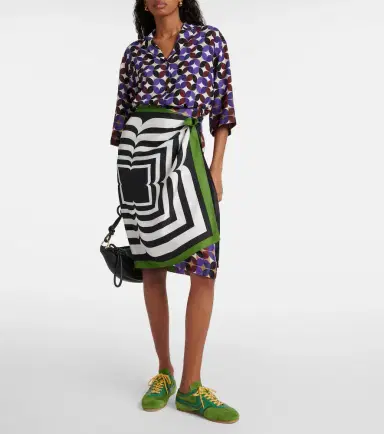Dries Van Noten Printed crêpe bowling shirt | Thumbnail 6 Dries Van Noten Printed crêpe bowling shirt | Thumbnail 6