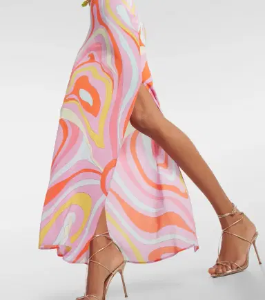 Pucci Marmo silk slip dress | Thumbnail 3