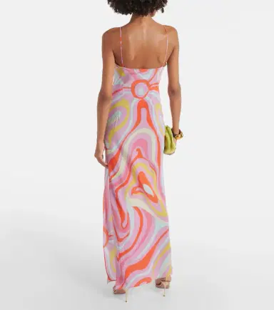 Pucci Marmo silk slip dress | Thumbnail 4