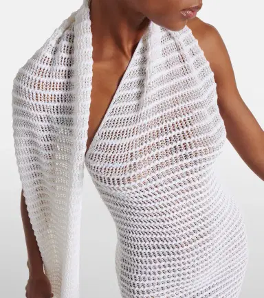 Alaïa Alaïa Scarf-detail maxi dress | Thumbnail 5