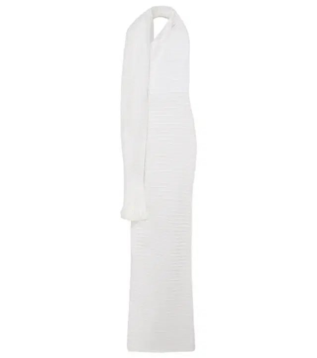 Alaia Alaïa Scarf-detail maxi dress