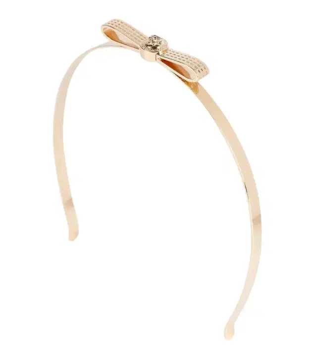 Versace Medusa bow-detail headband