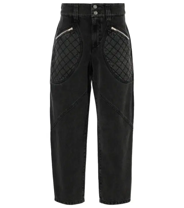 Isabel Marant Catarina panelled tapered jeans