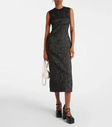 Simone Rocha Cloqué midi dress | Thumbnail 6 Simone Rocha Cloqué midi dress | Thumbnail 6