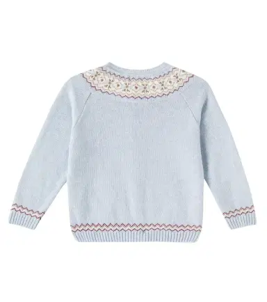 La Coqueta Fair Isle wool-blend cardigan | Thumbnail 2