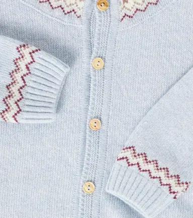 La Coqueta Fair Isle wool-blend cardigan | Thumbnail 3