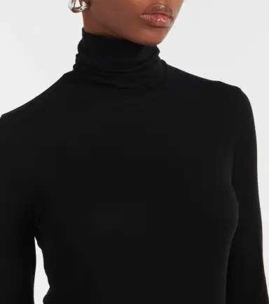 AGOLDE Pascale jersey turtleneck top | Thumbnail 2
