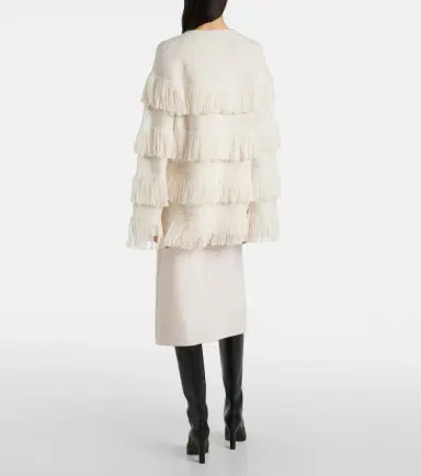 Lisa Yang Agneta fringed cashmere-blend sweater | Thumbnail 3