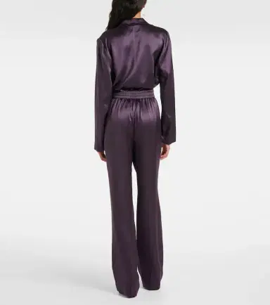 Joseph Tova high-rise silk satin wide-leg pants | Thumbnail 4