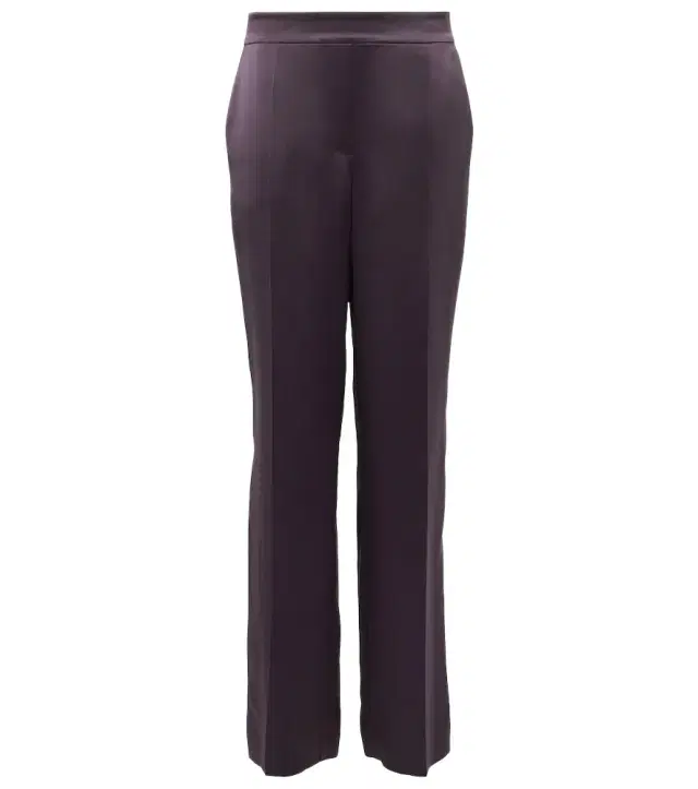 Joseph Tova high-rise silk satin wide-leg pants
