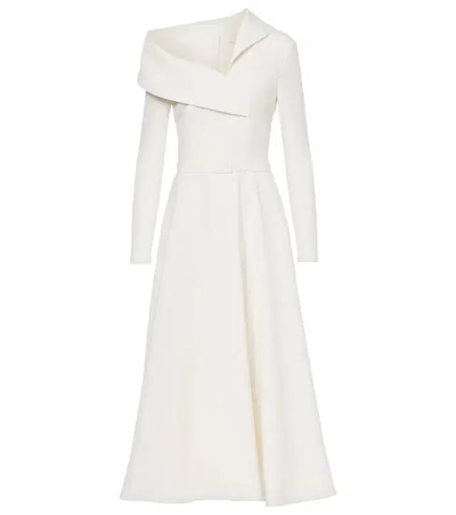 Odelle asymmetric midi dress
