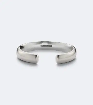 David Yurman Chevron Bold sterling silver cuff bracelet | Thumbnail 4