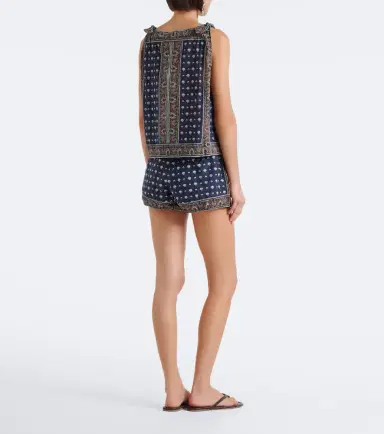 DÔEN Dôen Vienna printed cotton shorts | Thumbnail 2 DÔEN Dôen Vienna printed cotton shorts | Thumbnail 2