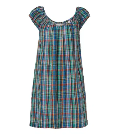 Doen Dôen Faye plaid cotton minidress | Thumbnail 1