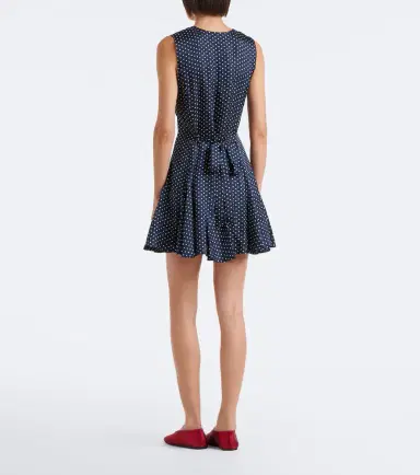 DÔEN Dôen Aubrey polka dot silk-blend minidress | Thumbnail 2 DÔEN Dôen Aubrey polka dot silk-blend minidress | Thumbnail 2