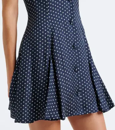 DÔEN Dôen Aubrey polka dot silk-blend minidress | Thumbnail 5 DÔEN Dôen Aubrey polka dot silk-blend minidress | Thumbnail 5
