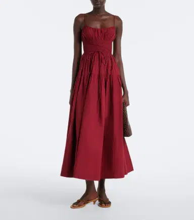 Doen Dôen Safia cotton poplin maxi dress | Thumbnail 4