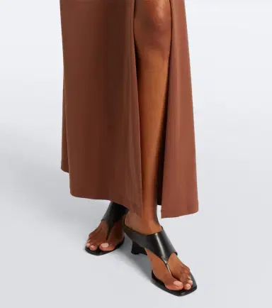 Christopher Esber Pierced Orbit gathered jersey maxi skirt | Thumbnail 6