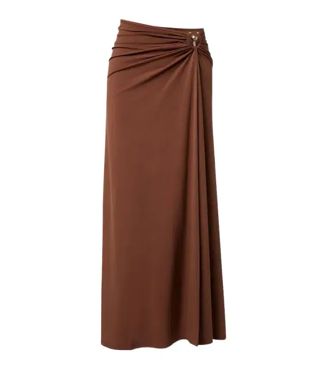 Christopher Esber Pierced Orbit gathered jersey maxi skirt