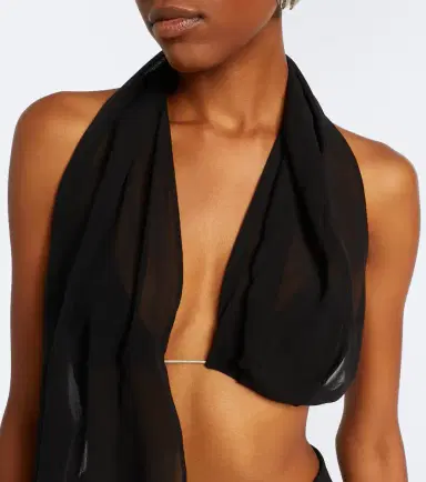 Christopher Esber Silk scarf bra top | Thumbnail 4 Christopher Esber Silk scarf bra top | Thumbnail 4