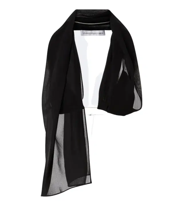 Christopher Esber Silk scarf bra top