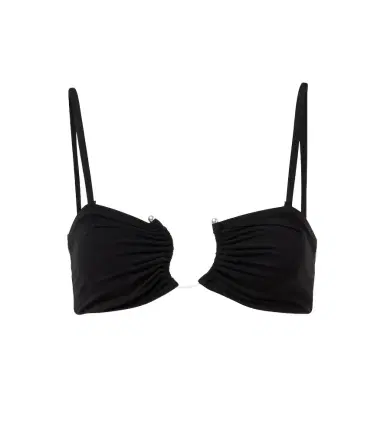 Christopher Esber Gathered bikini top | Thumbnail 1 Christopher Esber Gathered bikini top | Thumbnail 1
