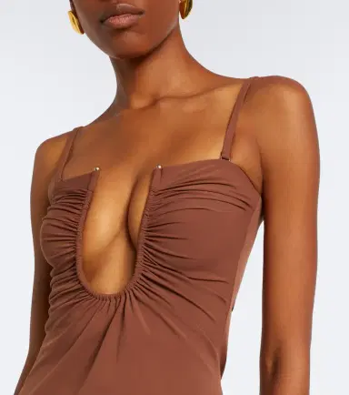Christopher Esber Arced ruched maxi dress | Thumbnail 6 Christopher Esber Arced ruched maxi dress | Thumbnail 6