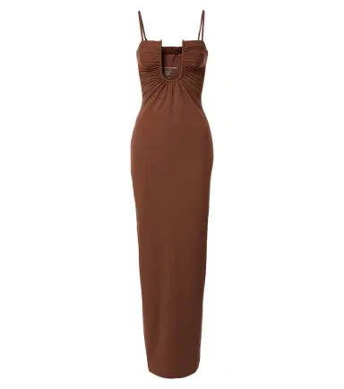 Christopher Esber Arced ruched maxi dress | Thumbnail 1 Christopher Esber Arced ruched maxi dress | Thumbnail 1
