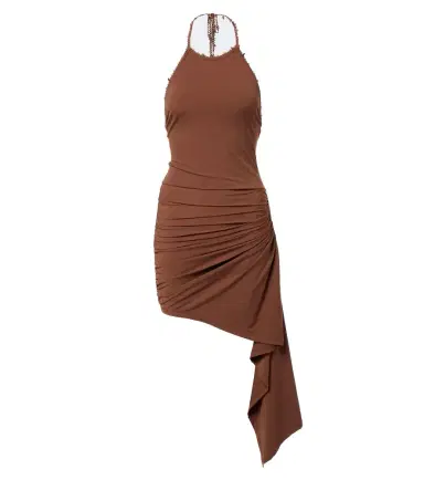 Christopher Esber Embellished halterneck jersey minidress | Thumbnail 1 Christopher Esber Embellished halterneck jersey minidress | Thumbnail 1