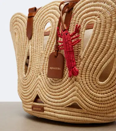 Aquazzura Artiste Medium raffia tote bag | Thumbnail 3 Aquazzura Artiste Medium raffia tote bag | Thumbnail 3