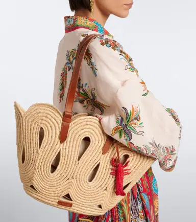 Aquazzura Artiste Medium raffia tote bag | Thumbnail 7 Aquazzura Artiste Medium raffia tote bag | Thumbnail 7