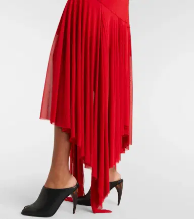 McQueen Draped halterneck maxi dress | Thumbnail 6