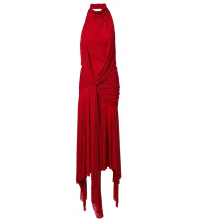 McQueen Draped halterneck maxi dress | Thumbnail 1