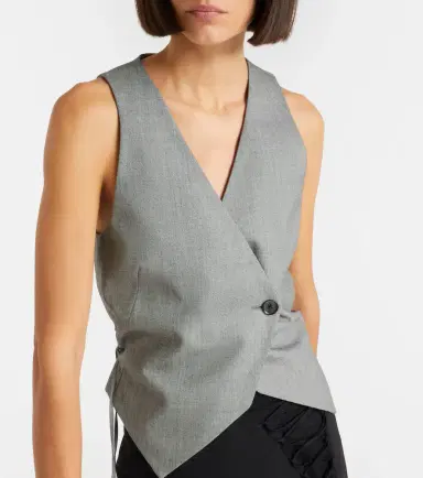 McQueen Asymmetric vest | Thumbnail 2