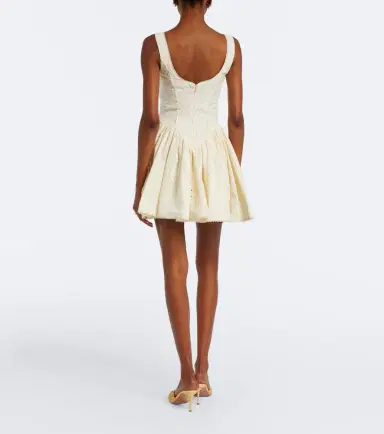 Agua by Agua Bendita Pluma broderie anglaise cotton minidress | Thumbnail 5 Agua by Agua Bendita Pluma broderie anglaise cotton minidress | Thumbnail 5