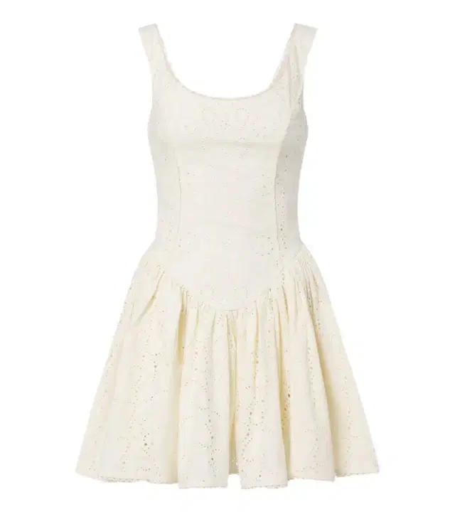 Agua by Agua Bendita Pluma broderie anglaise cotton minidress