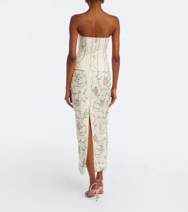 Agua by Agua Bendita Lirica floral embroidered linen maxi skirt | Thumbnail 6 Agua by Agua Bendita Lirica floral embroidered linen maxi skirt | Thumbnail 6