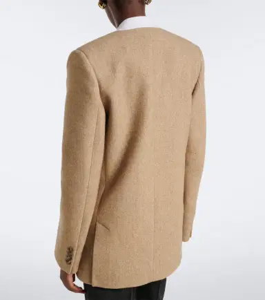 Victoria Beckham Double-breasted wool-blend blazer | Thumbnail 2 Victoria Beckham Double-breasted wool-blend blazer | Thumbnail 2