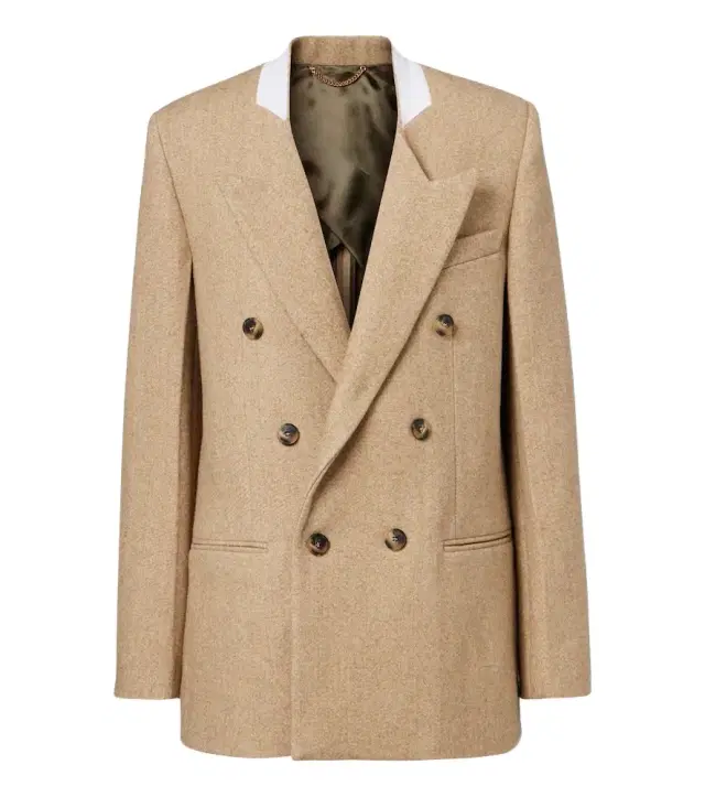 Victoria Beckham Double-breasted wool-blend blazer