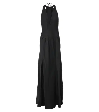 Victoria Beckham Paneled crêpe satin gown | Thumbnail 1 Victoria Beckham Paneled crêpe satin gown | Thumbnail 1