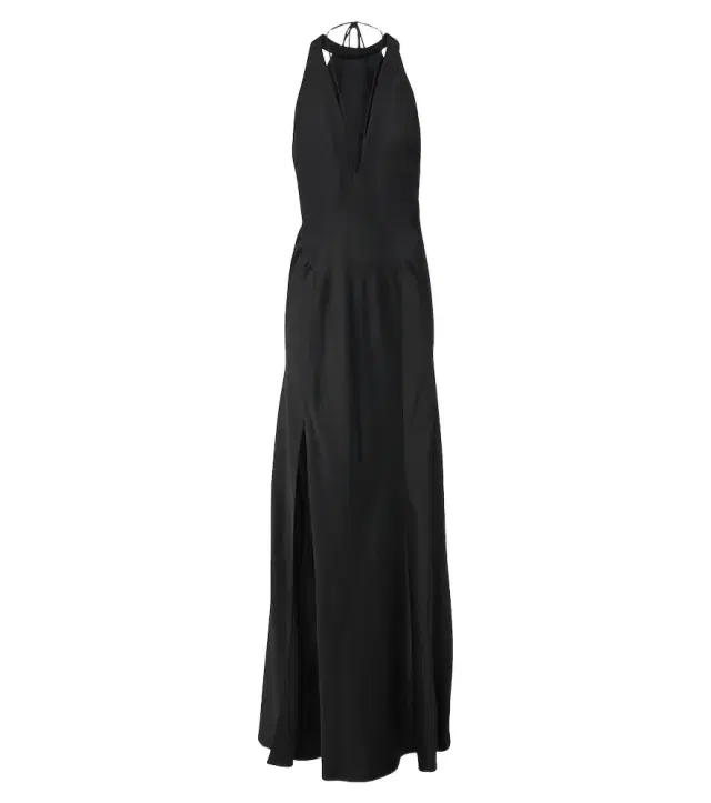 Victoria Beckham Paneled crêpe satin gown