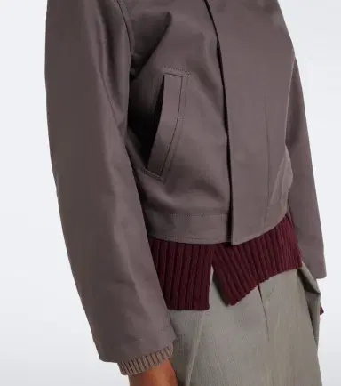 Victoria Beckham Cotton jacket | Thumbnail 6 Victoria Beckham Cotton jacket | Thumbnail 6
