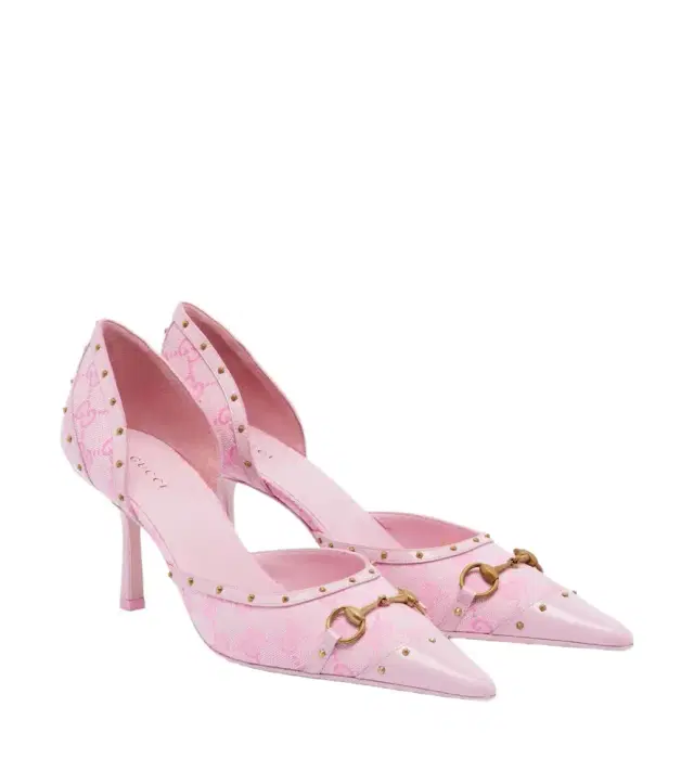 Gucci Savoy Horsebit GG canvas pumps