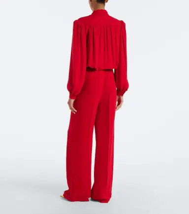 Valentino Cady Couture wide-leg silk pants | Thumbnail 4 Valentino Cady Couture wide-leg silk pants | Thumbnail 4