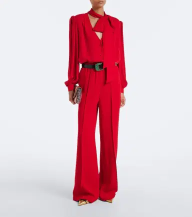 Valentino Cady Couture wide-leg silk pants | Thumbnail 5 Valentino Cady Couture wide-leg silk pants | Thumbnail 5