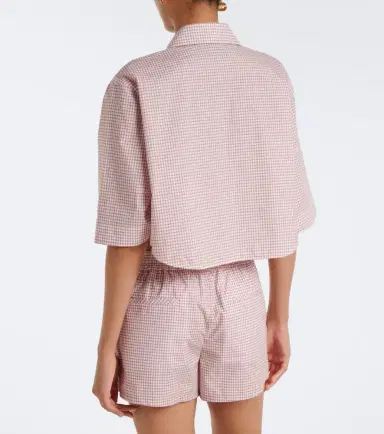 Valentino VLogo gingham cotton shirt | Thumbnail 2